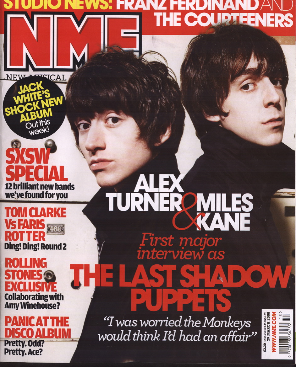 Magazine Front Cover  NME Magazine  | Kingys Blog